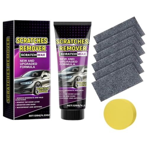 Auto Kratzer Reparaturpaste Kit 2025 Nano Tuch Auto Kratzer Entferner Reparatur Paste Polierwachs Lackkratzer Entferner Autos mit Nano Tuch und Schwammball Für Cars Verschiedene Oberflächen Auto Kratzer Reparaturpaste Kit 2025 Nano Tuch Auto Kratzer Entferner Reparatur Paste Polierwachs Lackkratzer Entferner Autos mit Nano Tuch und Schwammball Für Cars Verschiedene Oberflächen von NIEEKRUN