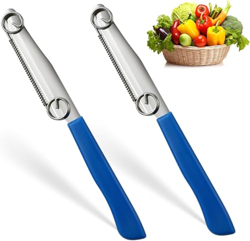 NIEEKRUN 2 Stück Schnellschneidmesser, 3 in 1 Quick Slicing Knife, Multi-functional Fruit Vegetable Julienne Peeler and Slicer NIEEKRUN 2 Stück Schnellschneidmesser, 3 in 1 Quick Slicing Knife, Multi-functional Fruit Vegetable Julienne Peeler and Slicer von NIEEKRUN