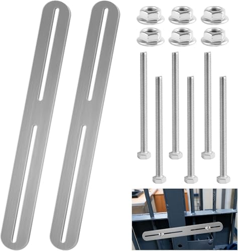 NIEEKRUN 2er-Set Zaunbefestigung für Briefkästen, 360 x 24mm Edelstahl Befestigungsset für Zaunbriefkasten, inkl. 6 M5-Schrauben und Muttern für sichere Briefkastenmontage NIEEKRUN 2er-Set Zaunbefestigung für Briefkästen, 360 x 24mm Edelstahl Befestigungsset für Zaunbriefkasten, inkl. 6 M5-Schrauben und Muttern für sichere Briefkastenmontage von NIEEKRUN