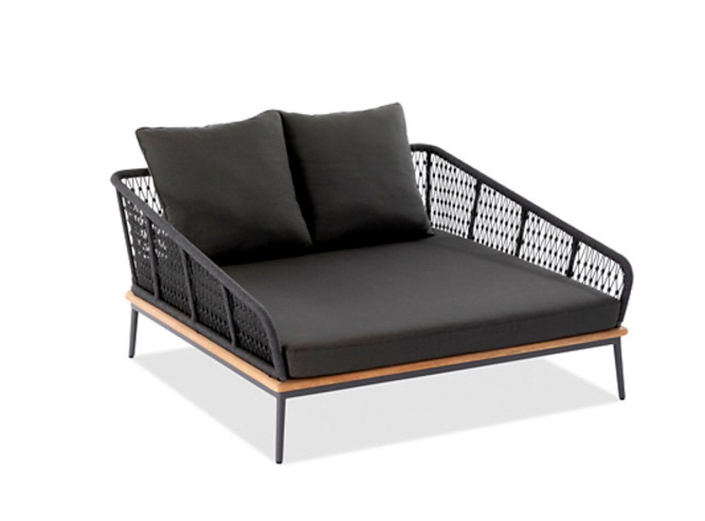 NIEHOFF GARDEN Gartenlounge-Bank Niehoff Freeport Sonnenbett Aluminium/Olefin (1) von NIEHOFF GARDEN