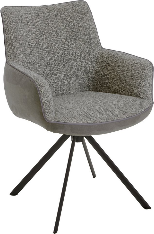 NIEHOFF SITZMÖBEL Esszimmerstuhl, 2er Set, Bezugskombination, Federkern, verschiedene Funktionen, Sh 50 von NIEHOFF SITZMÖBEL