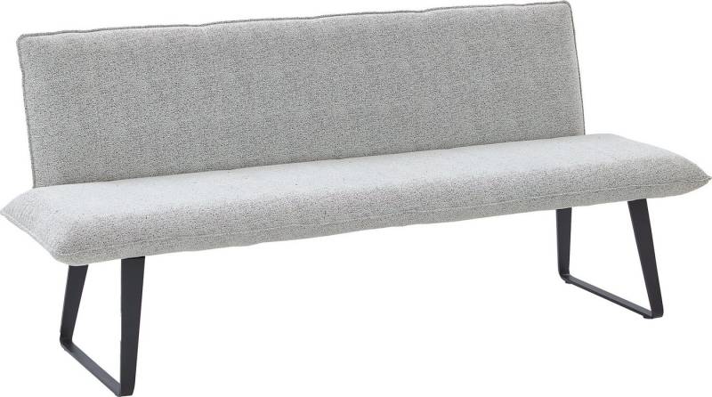 NIEHOFF SITZMÖBEL Polsterbank Solo, mit Micro-Federkern, Bouclé, Gestell Kufe, verschiedene Maße, Sh 49cm von NIEHOFF SITZMÖBEL