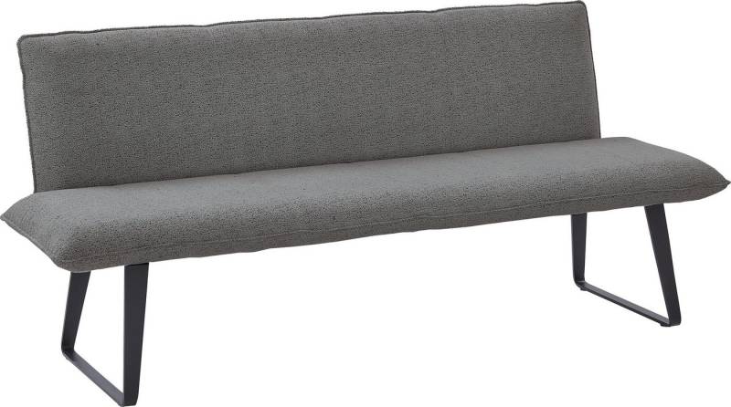 NIEHOFF SITZMÖBEL Polsterbank Solo, mit Micro-Federkern, Bouclé, Gestell Kufe, verschiedene Maße, Sh 49cm von NIEHOFF SITZMÖBEL