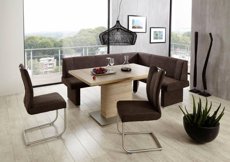 NIEHOFF SITZMÖBEL Säulen-Esstisch Pia (Set), mit Auszugsfunktion, Breite 140 cm von NIEHOFF SITZMÖBEL