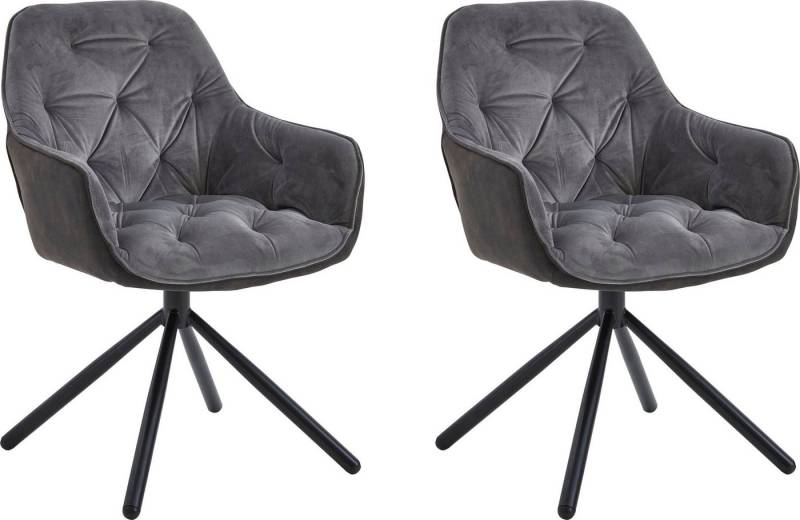 NIEHOFF SITZMÖBEL Stuhl Update, 180° drehbar mit Rückholfunktion, 2er-Set von NIEHOFF SITZMÖBEL