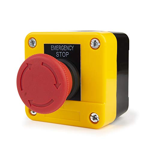 660V 10A Red Sign Notfall Stop Pilz Druckknopfschalter Notfall Druckschalter Notaus Notausschalter Pilzdrucktaster Notschalter Taster Notausschalter Netzumschalter Notstrom für Emergency Aufzug 22mm 660V 10A Red Sign Notfall Stop Pilz Druckknopfschalter Notfall Druckschalter Notaus Notausschalter Pilzdrucktaster Notschalter Taster Notausschalter Netzumschalter Notstrom für Emergency Aufzug 22mm von NIERBO
