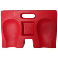 Wohltat - Nierhaus Kniekissen Anatomic Ergopad 250 x 420 x 50 mm rot Kniepolster-schoner von WOHLTAT