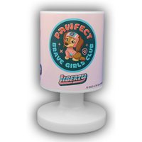 LED Akku Tischleuchte mit 3 Paw Patrol Rosa Motiven per USB aufladbar, Höhe 20cm LED Akku Tischleuchte mit 3 Paw Patrol Rosa Motiven per USB aufladbar, Höhe 20cm von NIERMANN