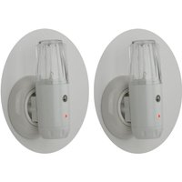 Niermann - 2er Set LED-Nachtlichter 3in1 Multifunktions-LED Taschenlampe & Notbeleuchtung von NIERMANN