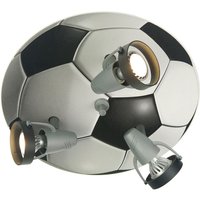 Deckenstrahler für Fussball-Fans, 3flammig, Spots schwenkbar, Fussball-Strahler von NIERMANN