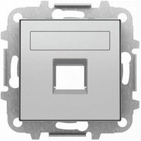 Abdeckung 1 Stecker RJ11-RJ45 SILVER NIESSEN SKY 8518.1 PL von NIESSEN