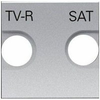 Abdeckung für Fernsehanschluss - sat silver Niessen Zenit N2250.1 pl von NIESSEN