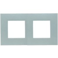 Rahmen 2 Grundelemente silber Niessen Zenit N2272.1 pl von NIESSEN