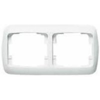 Rahmen 2 elemente basic horizontal alpinweiß Niessen arco 8272.1 ba von NIESSEN