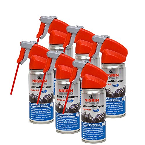 NIGRIN 6X 72240 Performance Silikon- Gleitspray Hybrid 1 Stück von NIGRIN