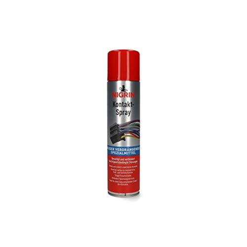 NIGRIN Kontakt-Spray für Elektronik, zur Reinigung und Schutz von elektronischen Kontakten, 300 ml von NIGRIN