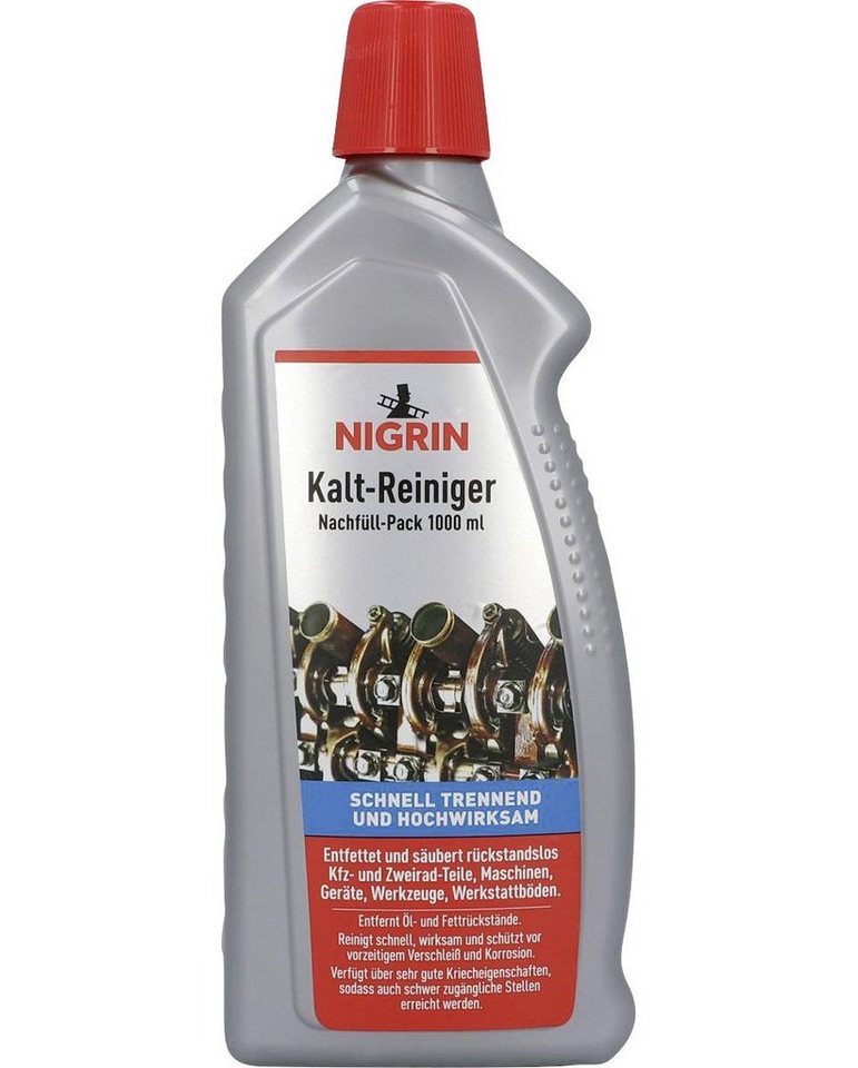 NIGRIN Nigrin Kaltreiniger Nachfüllflasche 1L Autopolitur von NIGRIN