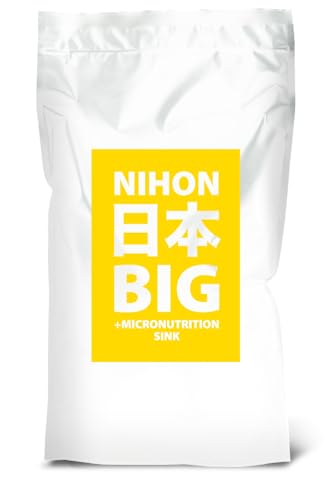 NIHON Hokovit Koifutter Big Sink – sinkendes Ganzjahresfutter für Koi & Karpfen – mit Spirulina & Astaxanthin – fördert EIN gesundes Wachstum & Farbentwicklung – 4,5mm Pellets – 5kg NIHON Hokovit Koifutter Big Sink – sinkendes Ganzjahresfutter für Koi & Karpfen – mit Spirulina & Astaxanthin – fördert EIN gesundes Wachstum & Farbentwicklung – 4,5mm Pellets – 5kg von NIHON