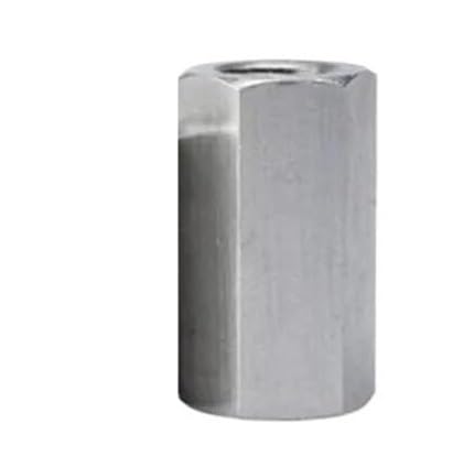 Runde Verbindungsmuttern, 1 stück M8-M16 304 A2 Edelstahl Hexagon Hex Verlängern Lange Verlängert Stange Stecker(Length 60mm,M8 1PCS) von NIHUJALE