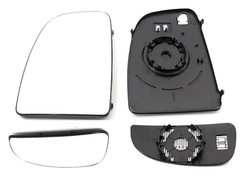 NIKISO Car Rückspiegelglas Für FIAT Für Ducato 2021-2023 Für Ram Für ProMaster 2014-2023 Flügelspiegelglas Rückspiegelglas Rückspiegelseite Beheizt(1pc Right- Small) von NIKISO