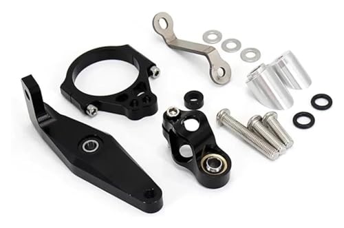 NIKISO Lenkungsdämpfer Für Y&amaha Für MT 09 Für MT09 SP MT-09 SP 2021-2023 Motorradlenkung Stabilisieren Dämpferhalterung Montagesatz Lenkungsdämpfer(A) von NIKISO