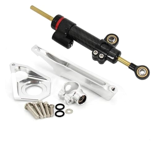 NIKISO Lenkungsdämpfer Für Y&amaha YZF600 YZF R6 2003-2005 Motorräder Lenkung Stabilisieren Dämpfer Halterung Mount Kit Lenkungsdämpfer(Set 11) von NIKISO