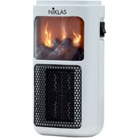 Niklas - termoventilatore con erogatore ceramico ptc plugin fuego 400W 11x10xH19 cm von NIKLAS