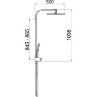 Nikles Duschsystem Infinity mit Kopfbrause Infinity 300 rd Handbrause Infinity Duo NIKDSTINF30RA Nikles Duschsystem Infinity mit Kopfbrause Infinity 300 rd Handbrause Infinity Duo NIKDSTINF30RA von NIKLES