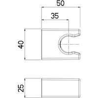 Wand-Brausenhalter Pure verchromt Nikles von NIKLES