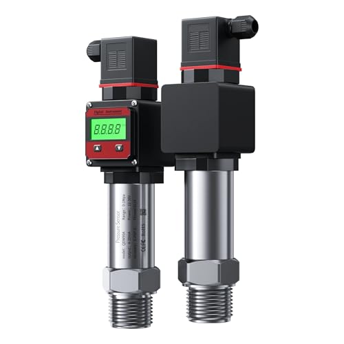 DC24V LCD-Display Hydrostatischer Drucksensor 0-100bar 0-200bar 0-600bar 4-20mA 0-10V 0-5V G1/4 Digitaler Drucksensor-Sender(0-5V output,0-10bar) von NIKOIDIC