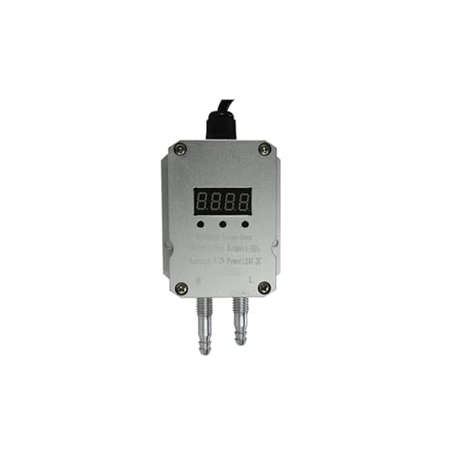 ES-A550 Luft Gas Druck Differential Druck Sensor Sender 4-20mA 0-10V 0-5V RS485 Differential Druck gauge(0-5V LCD display,0-300Pa) von NIKOIDIC