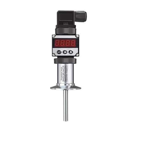 LED-Anzeige Plug-in-Temperaturtransmitter PT100 Temperaturmesssonde Temperatursensor 4-20mA Ausgang RTD-Sensor(-50-50C,200mm) von NIKOIDIC