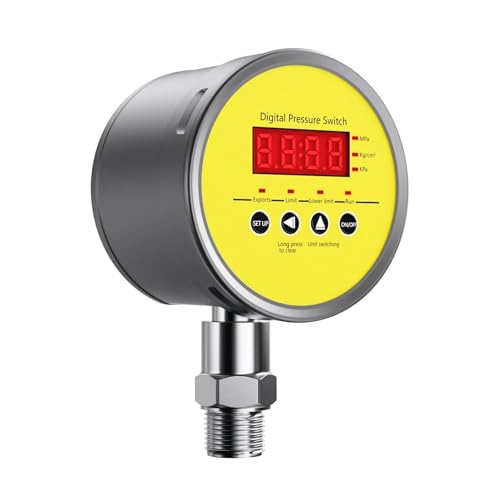 QD-Y100 einzelnen relais ausgang SS304 digital manometer manometer druck controller wasser druck schalter(AC380V,0-4Mpa M20-1.5) von NIKOIDIC