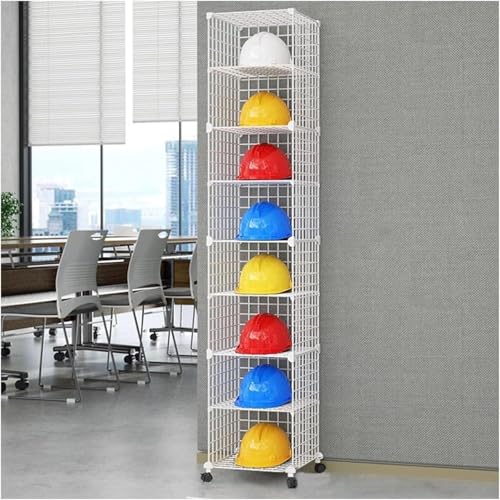 Stapelbarer Helm Display Regal weiß, kommerzieller Helm Organizer Stand für Einzelhandelsgeschäft/Werkstatt/Kohlemine, Höhenverstellbare Sicherheit Hart Hut Rack,15.4x14.6x75.6 Stapelbarer Helm Display Regal weiß, kommerzieller Helm Organizer Stand für Einzelhandelsgeschäft/Werkstatt/Kohlemine, Höhenverstellbare Sicherheit Hart Hut Rack,15.4x14.6x75.6 von NIKSHI