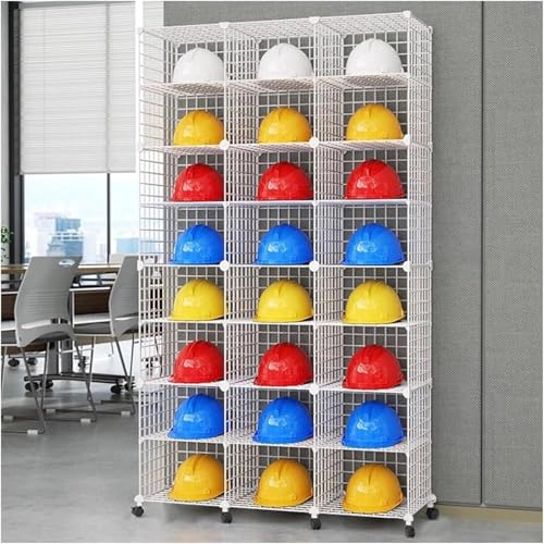 Stapelbarer Helm Display Regal weiß, kommerzieller Helm Organizer Stand für Einzelhandelsgeschäft/Werkstatt/Kohlemine, Höhenverstellbare Sicherheit Hart Hut Rack,43.7x14.6x75.6 Stapelbarer Helm Display Regal weiß, kommerzieller Helm Organizer Stand für Einzelhandelsgeschäft/Werkstatt/Kohlemine, Höhenverstellbare Sicherheit Hart Hut Rack,43.7x14.6x75.6 von NIKSHI