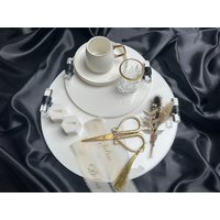 Engagement Tray Set/Mocha Ring Söz , Nişan Tepsi von NILGDESIGN