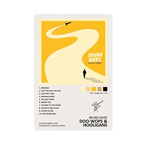 Doo Wops & Hooligans Music ALbum Cover Signed Limited Poster Leinwand Poster Wand Kunst Dekor Drucken Bild Gemälde Für Wohnzimmer Schlafzimmer Dekoration Unframe:30 * 45cm von NILK