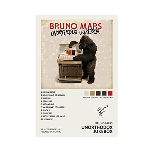 NILK Unorthodox Jukebox Music ALbum Cover Signed Limited Poster Leinwand Poster Schlafzimmer Dekor Büro Zimmer Dekoration Geschenk Unframe:12x18inch(30x45cm) von NILK