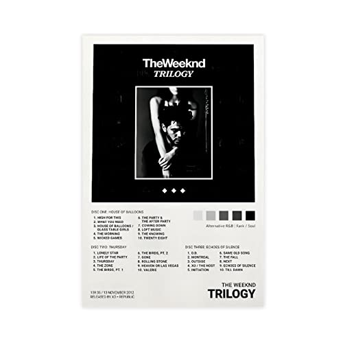 Trilogy Music Album Cover Leinwand Poster Wand Kunst Dekor Drucken Bild Gemälde Für Wohnzimmer Schlafzimmer Dekoration Unframe:12x18inch(30x45cm) von NILK