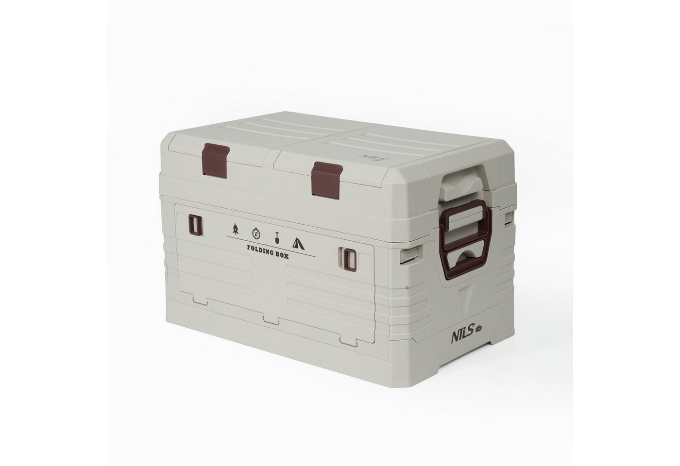 NILS CAMP Aufbewahrungsbox 2in1 Klappbare Kiste Camping Box Outdoor 50L mit Extrafächern, mit praktischem Seiteneingriff NILS CAMP Aufbewahrungsbox 2in1 Klappbare Kiste Camping Box Outdoor 50L mit Extrafächern, mit praktischem Seiteneingriff von NILS CAMP