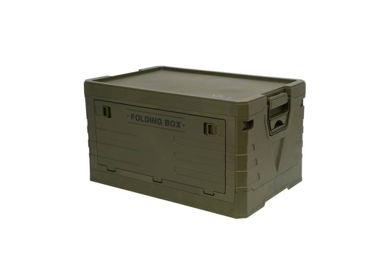 NILS CAMP Aufbewahrungsbox 2in1 Klappbare Kiste Camping Box grün Outdoor 50L mit Seiteneingriff, platzsparend verstaubar NILS CAMP Aufbewahrungsbox 2in1 Klappbare Kiste Camping Box grün Outdoor 50L mit Seiteneingriff, platzsparend verstaubar von NILS CAMP