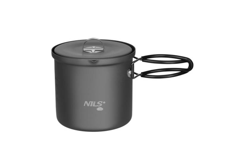 NILS CAMP Einkochtopf Kochtopf Aluminium Campingtopf mit Deckel 1000ml Outdoortopf von NILS CAMP