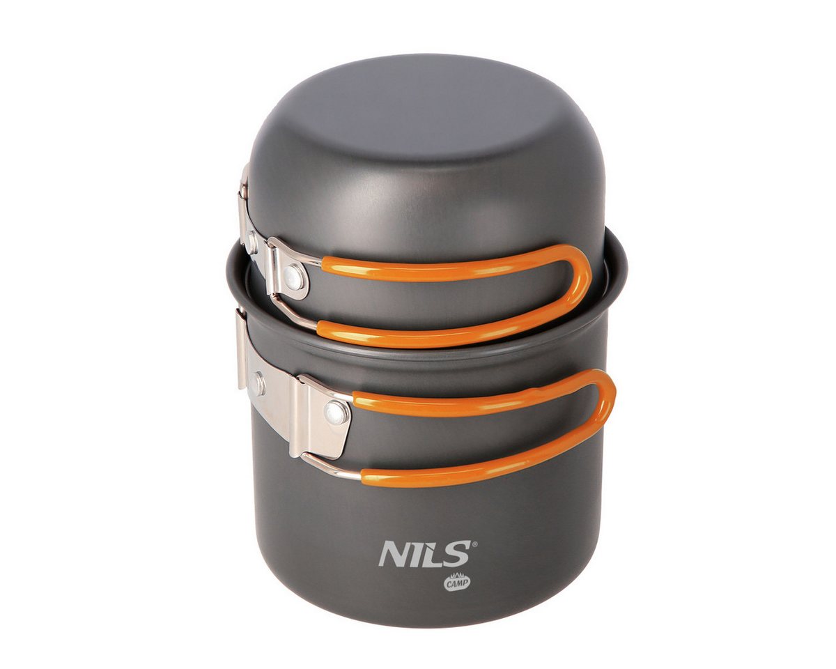 NILS CAMP Geschirr-Set Campinggeschirr Outdoor Geschirr Set Besteck Töpfe von NILS CAMP