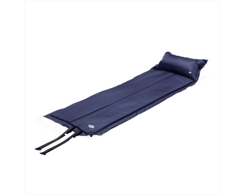 NILS CAMP Luftmatratze selbstaufblasende Camping blau Outdoor Matte Matratze 188x57cm von NILS CAMP