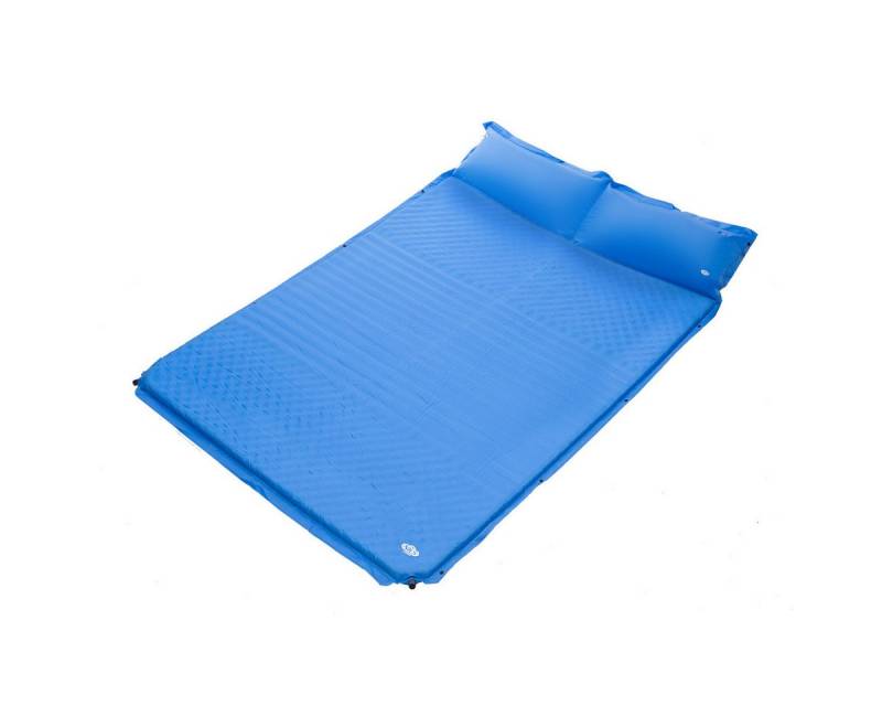 NILS CAMP Luftmatratze selbstaufblasende Campingmatte Doppel Matratze 186x130cm, mit Kissen für 2 Personen von NILS CAMP