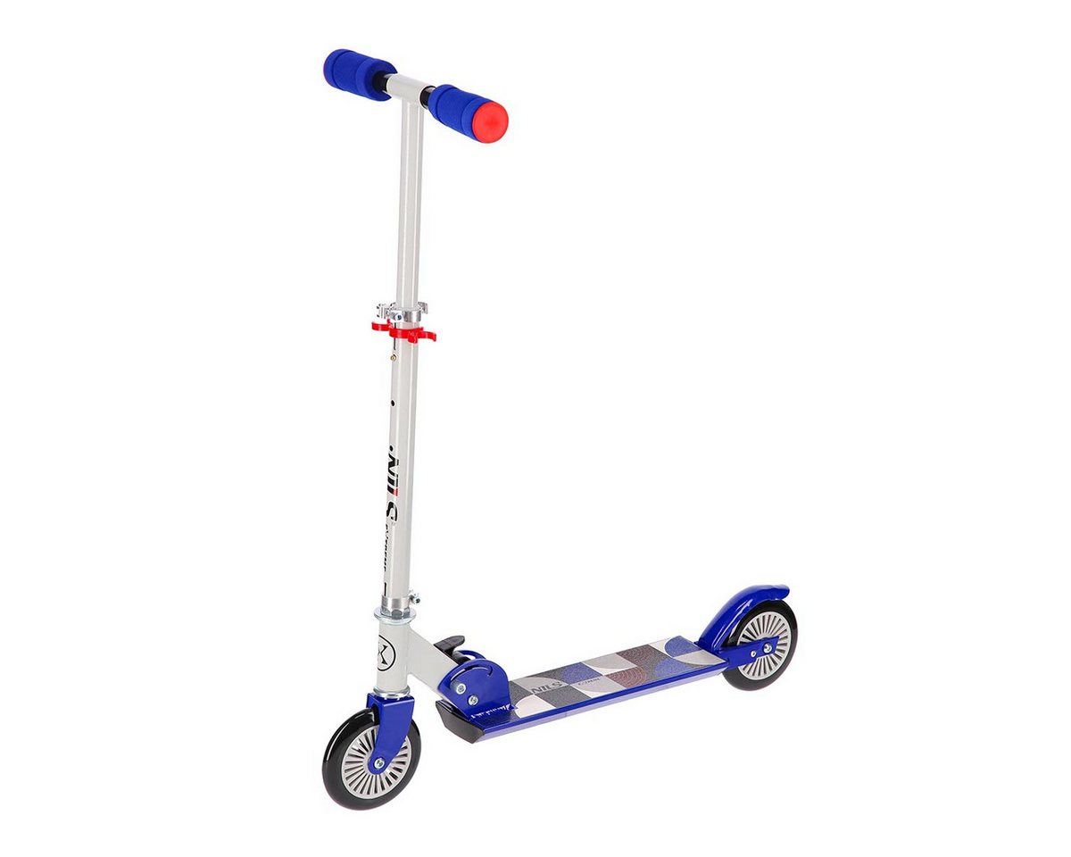 NILS EXTREME Cityroller Cityroller Kinder Tretroller Scooter Roller Blau Rot von NILS EXTREME