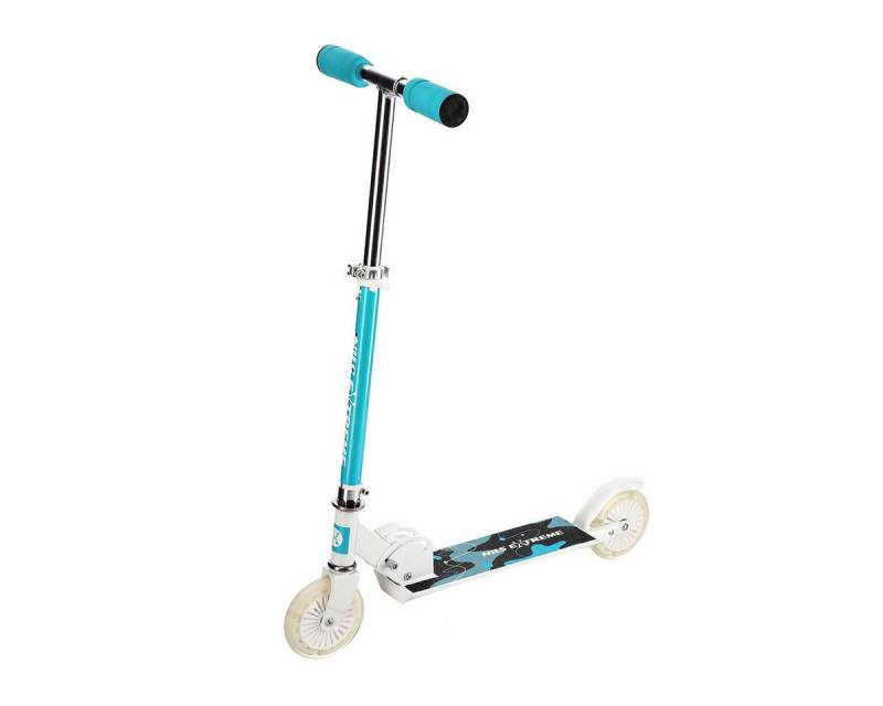NILS EXTREME Cityroller Cityroller LED Tretroller Scooter Roller türkis von NILS EXTREME
