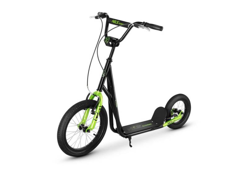 NILS EXTREME Cityroller Scooter Roller Tretroller große Reifen für unwegsames Gelände Grün von NILS EXTREME