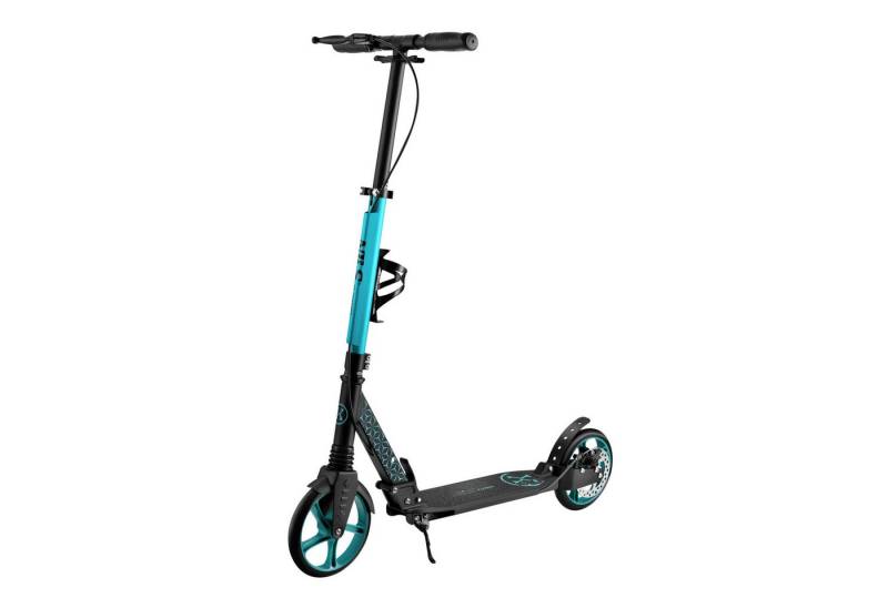 NILS EXTREME Cityroller Scooter Roller Tretroller mit Scheibenbremse Türkis, ergonomische Lenkergriffe von NILS EXTREME