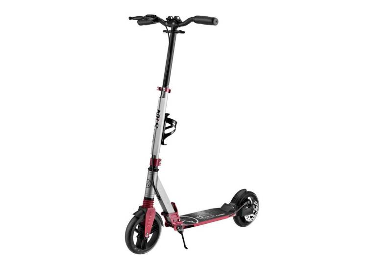 NILS EXTREME Cityroller Scooter Roller Tretroller mit Scheibenbremse und LED Beleuchtung, ergonomische Lenkergriffe von NILS EXTREME